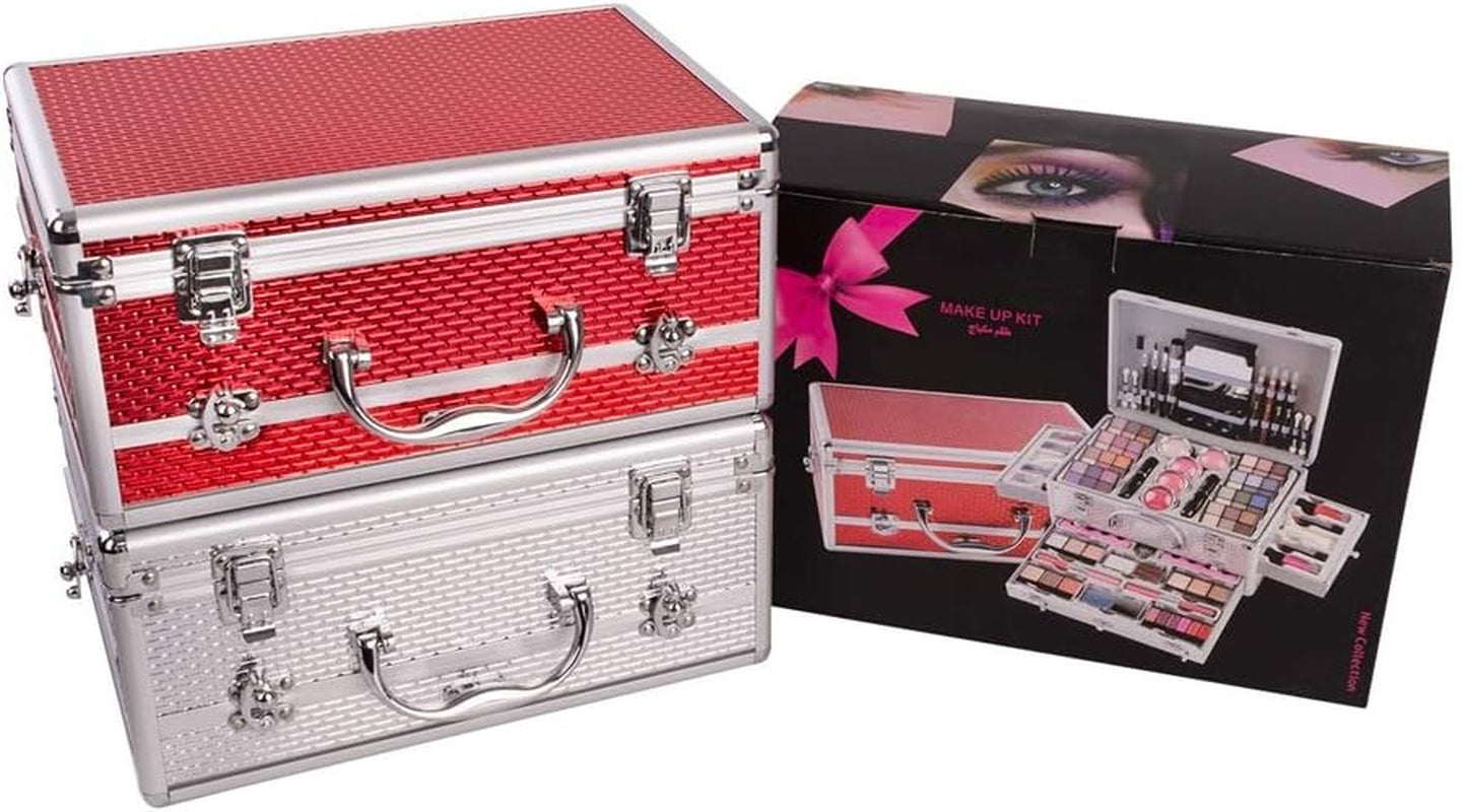 All-In-One Makeup Gift Set Travel Makeup Kit Women Full Kit Starter Makeup Set Blushes Lipstick Concealer Lipgloss Powder Eyeshadow Palette Cosmetic Palette for Teen Girls & Adults #10