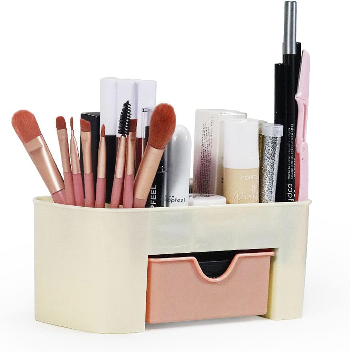 All-In-One Makeup Kit for Women - Full Beauty Cosmetic Set with Eyeshadow, Blush, Concealer Palette, Lipstick, Mascara, Eyebrow Pencil - Multi-Purpose Gift Set