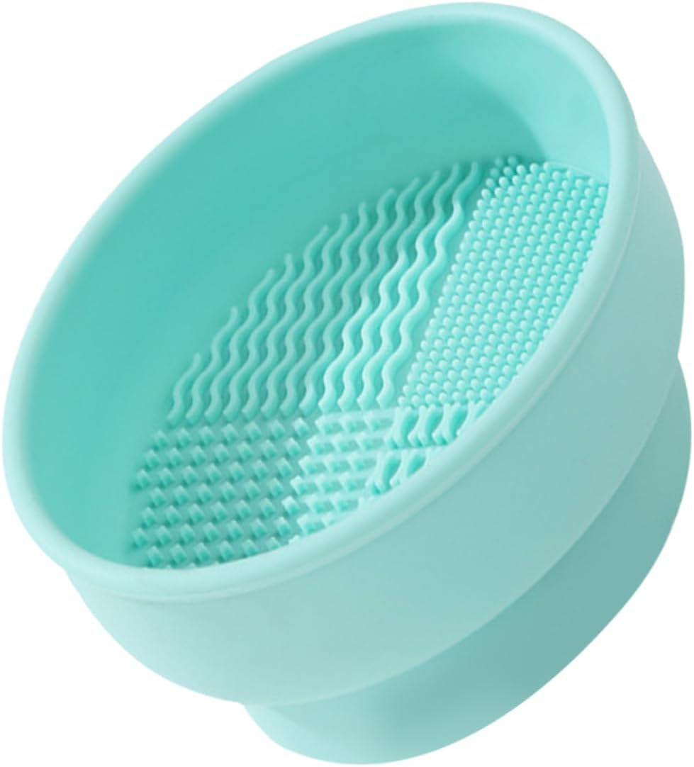 Cosmetic Brush Cleaner Makeup Brush Drying Stand Versatile Makeup Tools Cleaning Bowl for Women
