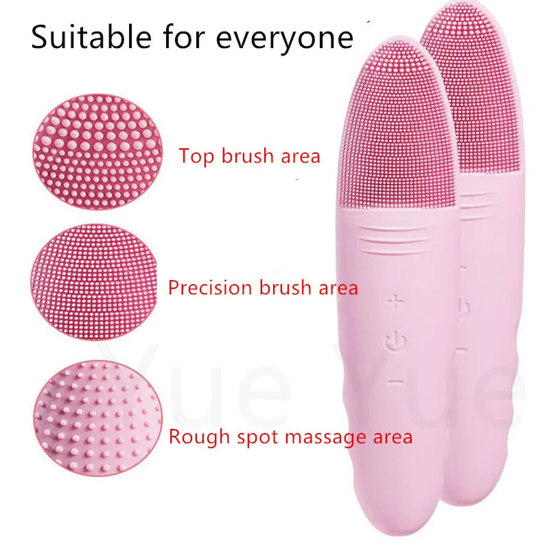 USB Rechargeable Sonic Face Cleansing Brush