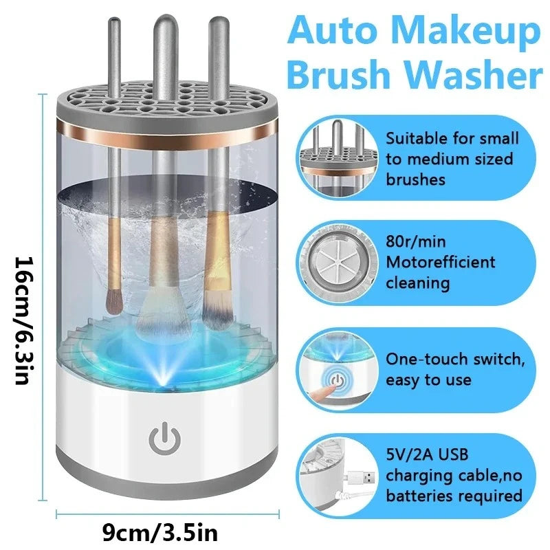 Brush Cleaner Stand Holder Women