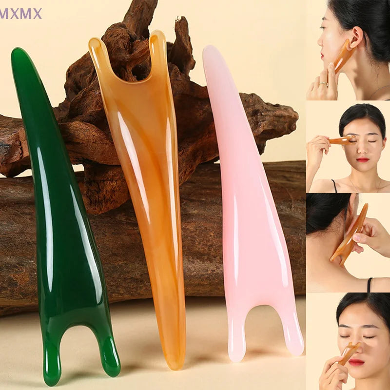 Gua Sha Face Lifting Tool Jade Stone