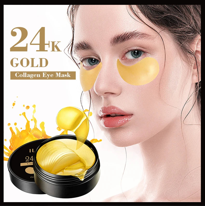 24K Gold Eye Patch Seaweed Anti-Aging