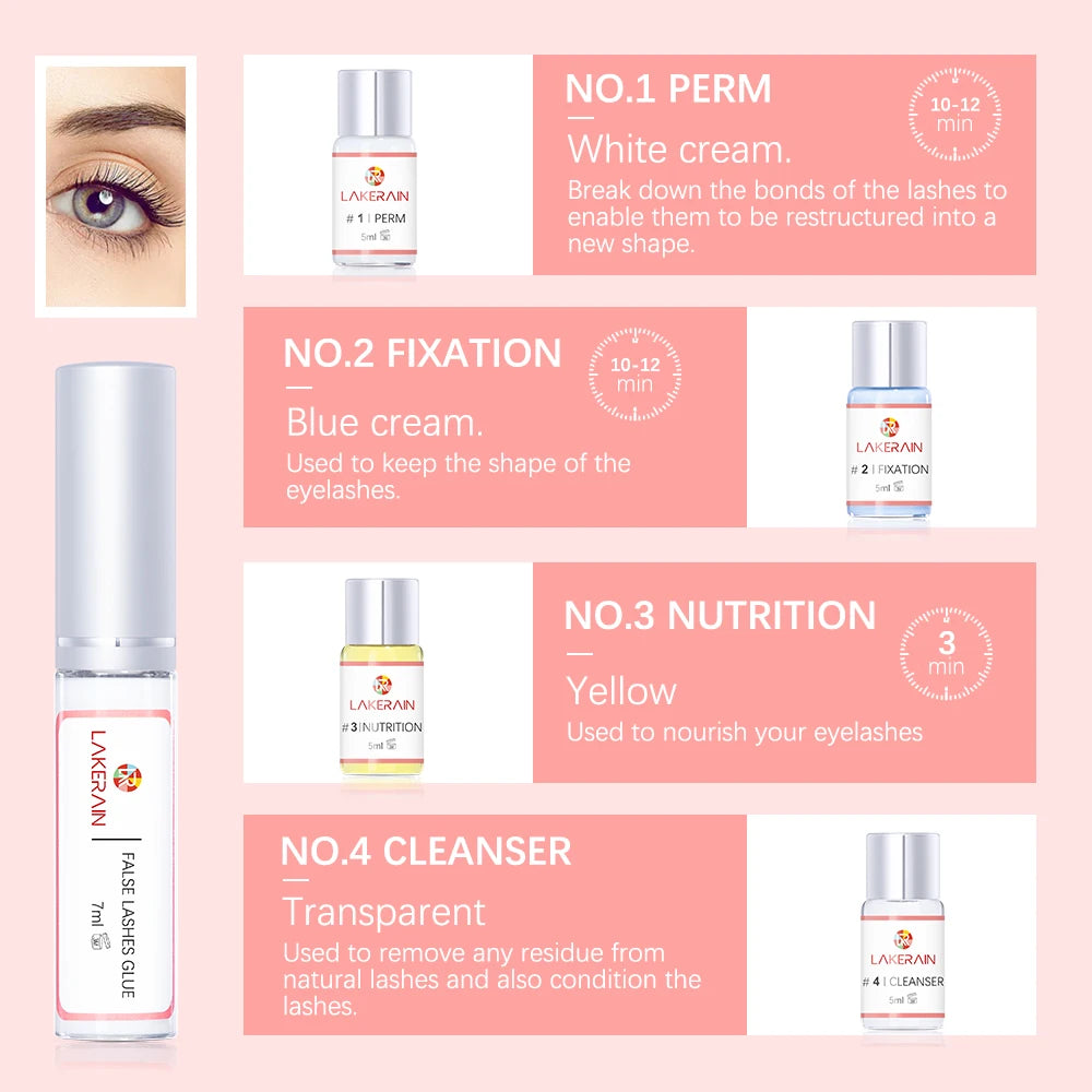 New Lash Lift Kit Long Lasting Curly