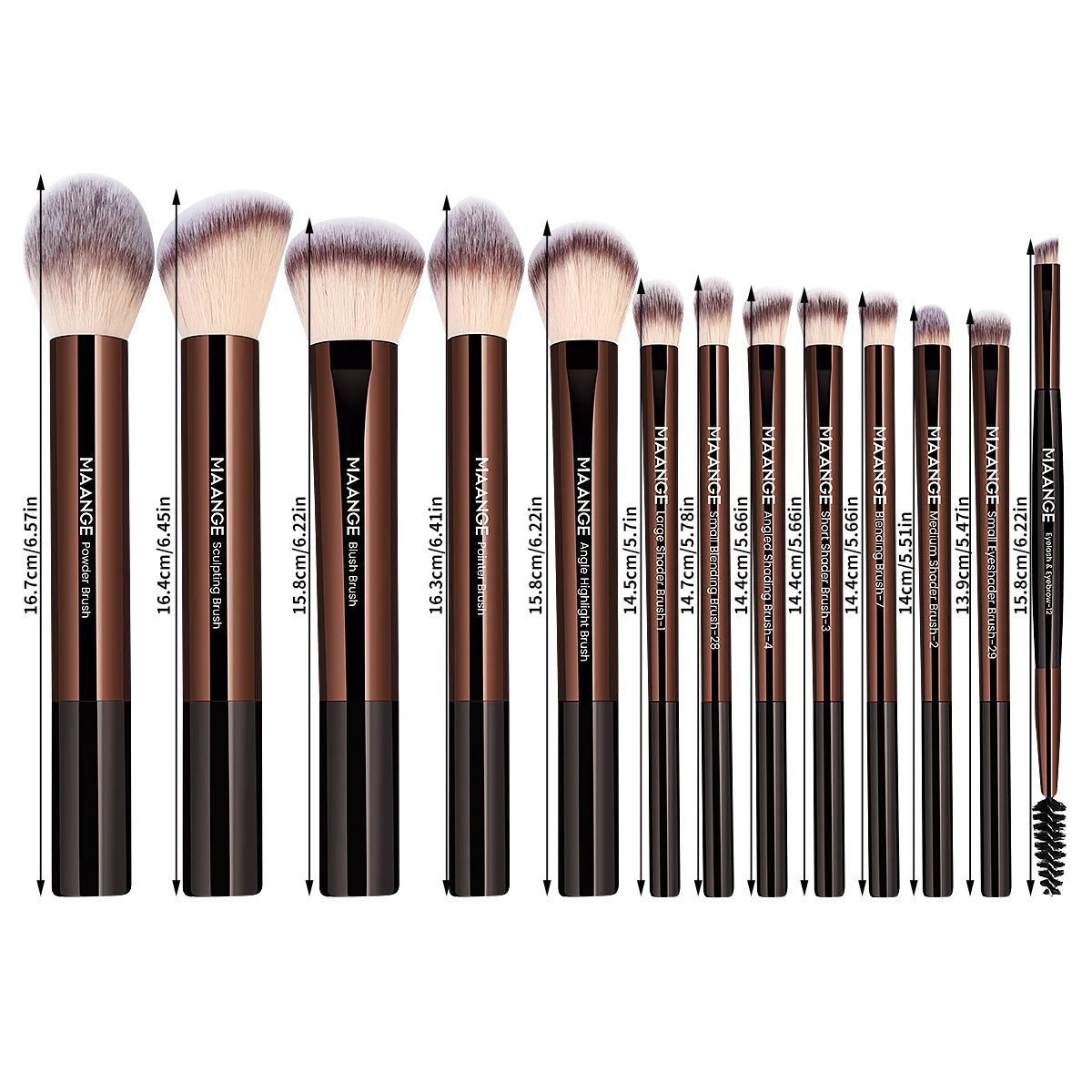 MAANGE 13PCS Makeup Brush Foundation Concealer