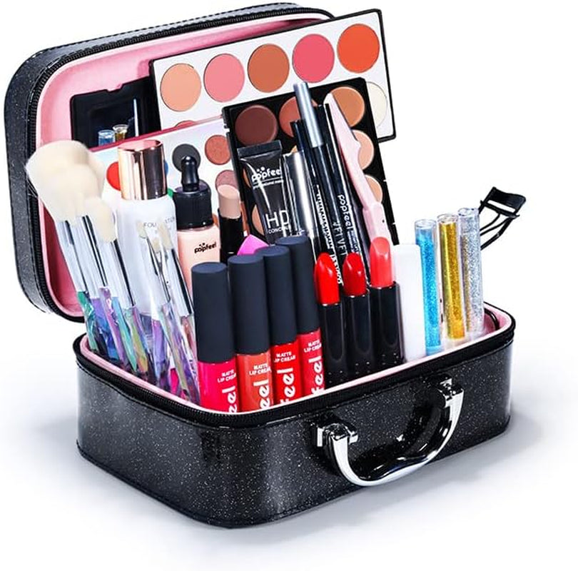 All-In-One Makeup Gift Set Travel Make up Kit Complete Starter Makeup Bundle Lipstick Concealer Lipgloss Blushes Powder Eyeshadow Palette Cosmetic Palette for Girls & Women #10