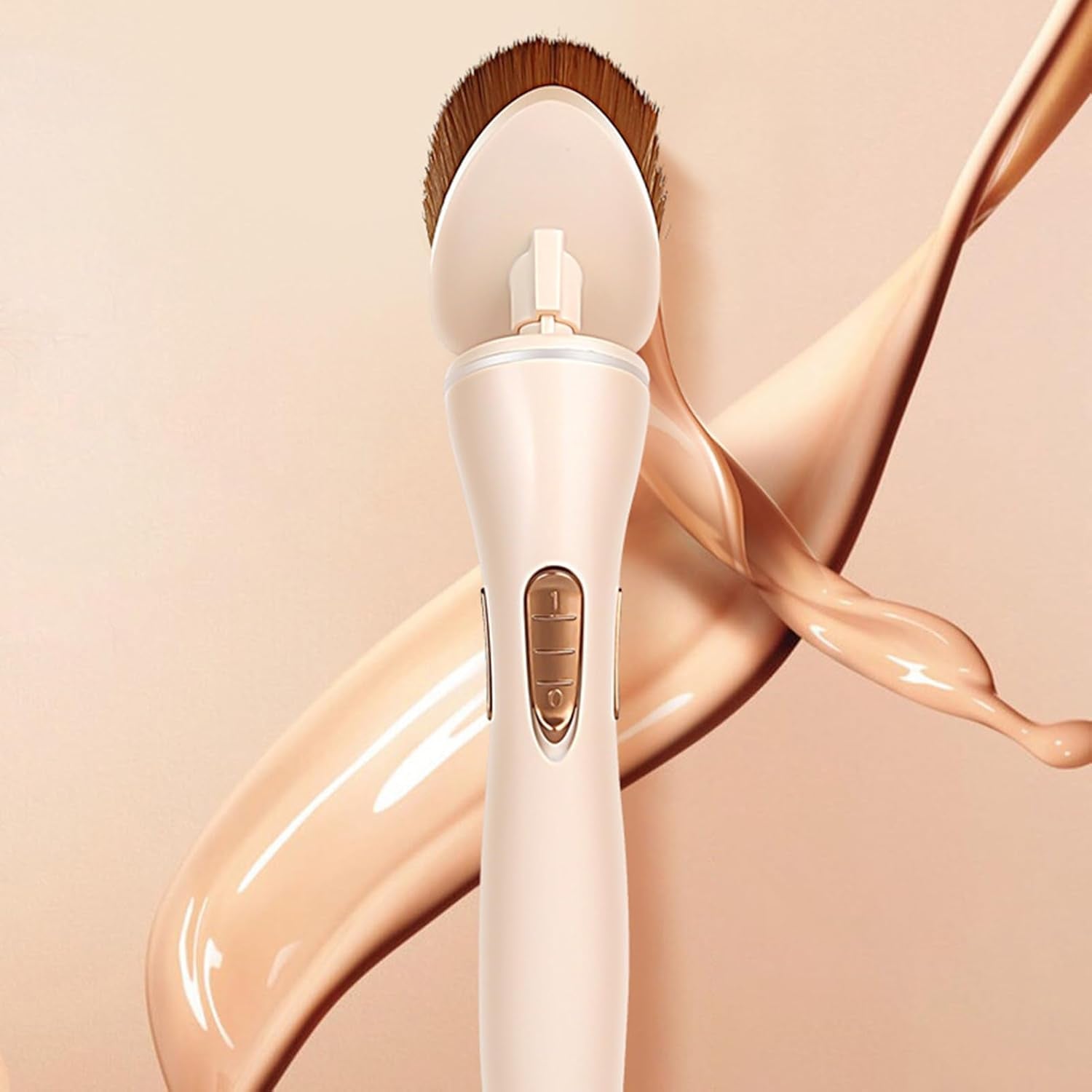 Electric Makeup Brush | 360 Degrees Rotating Portable Cosmetic Brush,Foundation Makeup Brush for Perfect Blending, Contouring, Makeup Brush