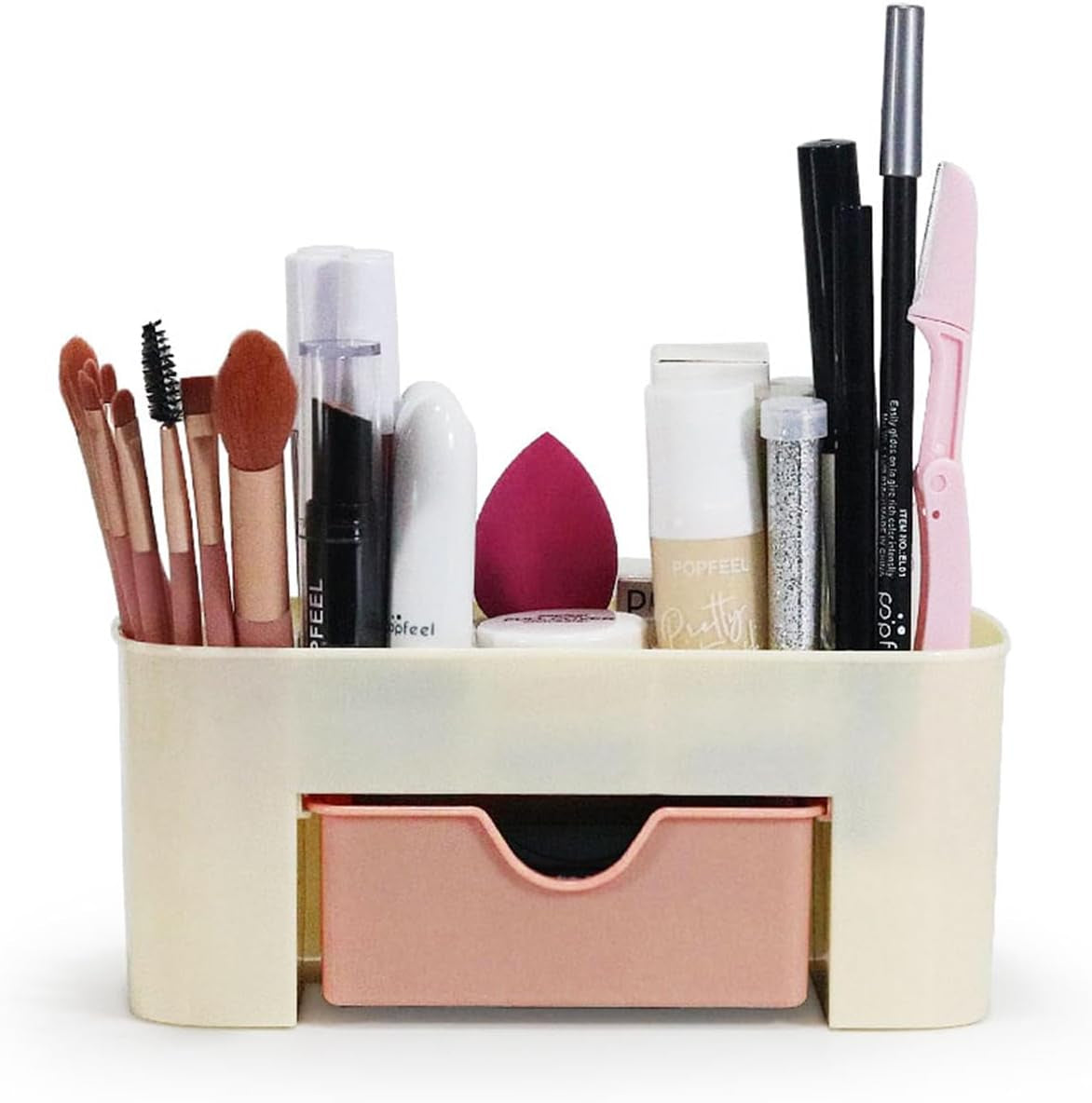 All-In-One Makeup Kit for Women - Full Beauty Cosmetic Set with Eyeshadow, Blush, Concealer Palette, Lipstick, Mascara, Eyebrow Pencil - Multi-Purpose Gift Set