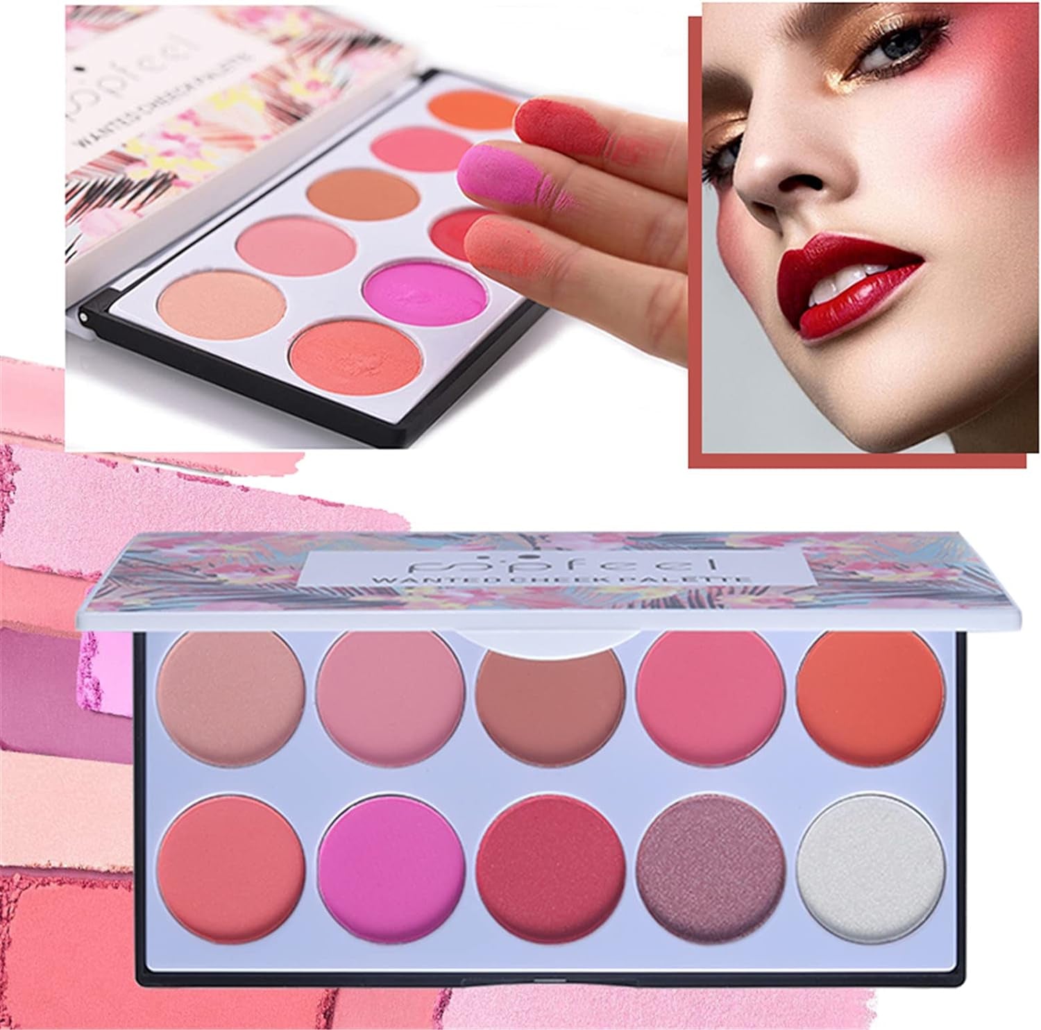 All-In-One Makeup Gift Set Travel Make up Kit Complete Starter Makeup Bundle Lipstick Concealer Lipgloss Blushes Powder Eyeshadow Palette Cosmetic Palette for Girls & Women #10