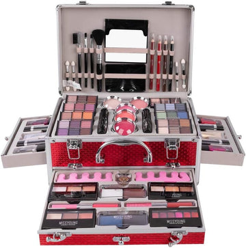 All-In-One Makeup Gift Set Travel Makeup Kit Women Full Kit Starter Makeup Set Blushes Lipstick Concealer Lipgloss Powder Eyeshadow Palette Cosmetic Palette for Teen Girls & Adults #10