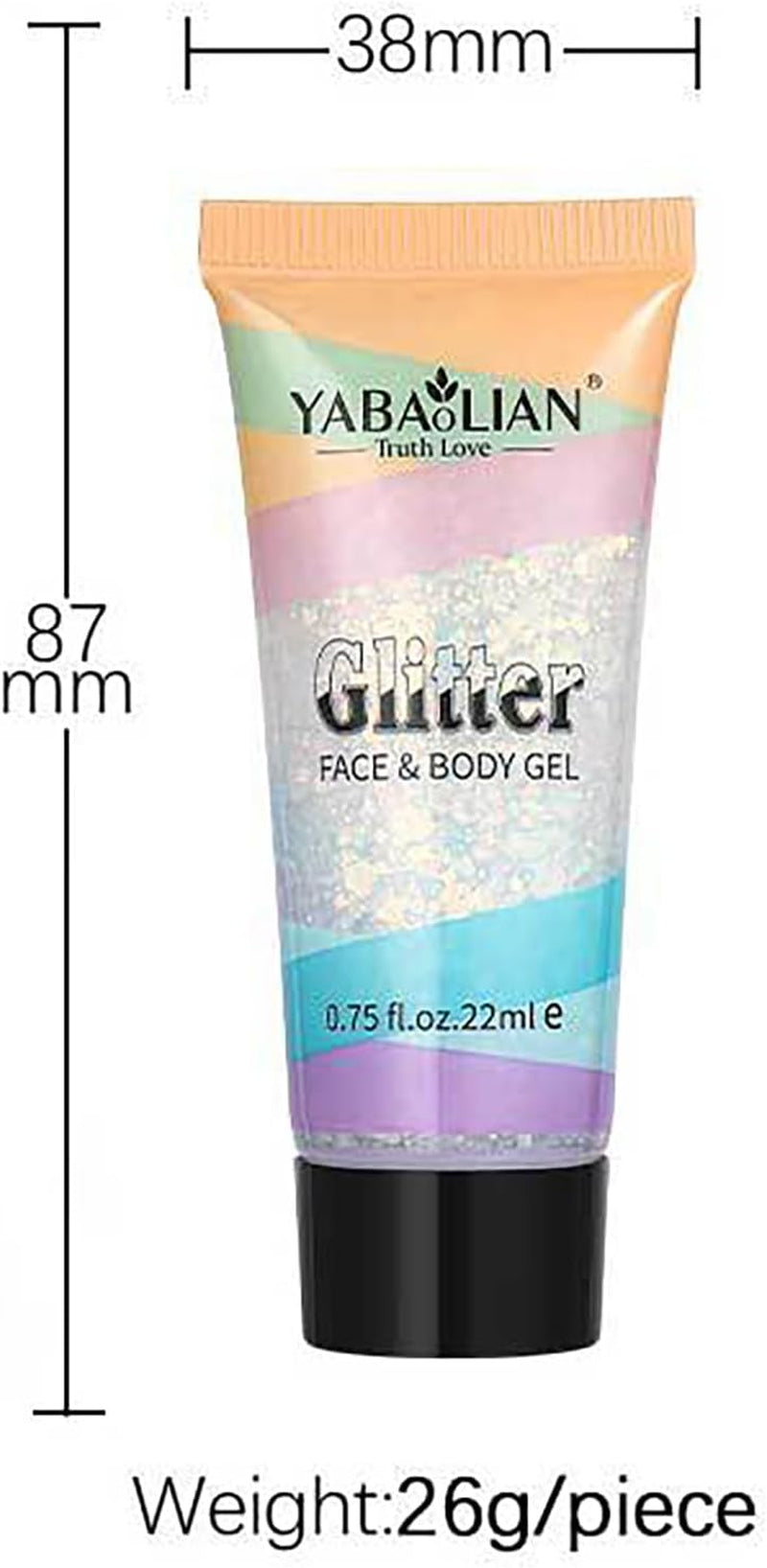 Makeup Face Body Glitter Set, Holographic Cosmetic Festival Chunky Glitter, Sparkling Body Glitter Gel for Women, Eye Shadow Sequin Cream Long Lasting Halloween Christmas Facial Makeup for Kids